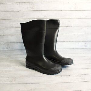 Servus Men's Black Rubber Work Boots Size 12 Waterproof